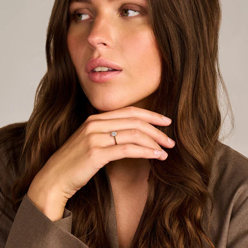 Blush Verlobungsringe in 585/14 Karat Gelbgold mit Labordiamant - LG1021Y