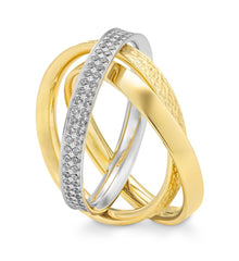 Alliances Breuning Tenere avec diamants - 48/06754 et 48/06753