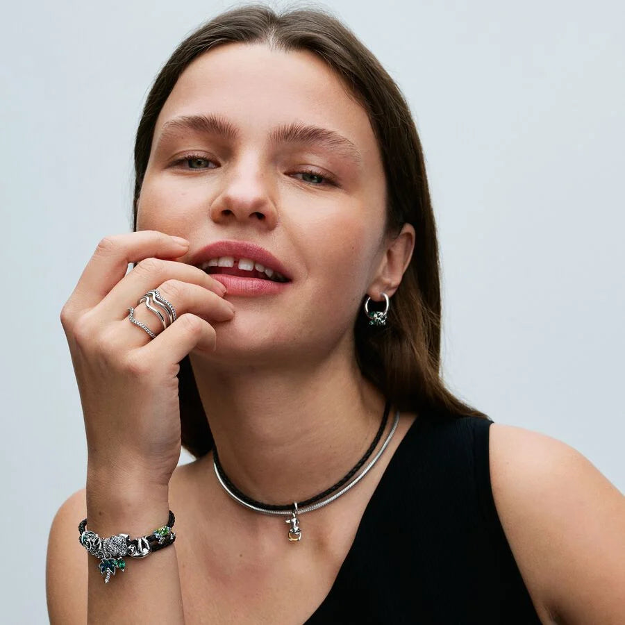Pandora Charm: Grüne Monstera Blätter - 793332C01