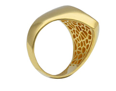 Herrenring in 18 Karat - 750 Gelbgold mit einem Drachen - 262424