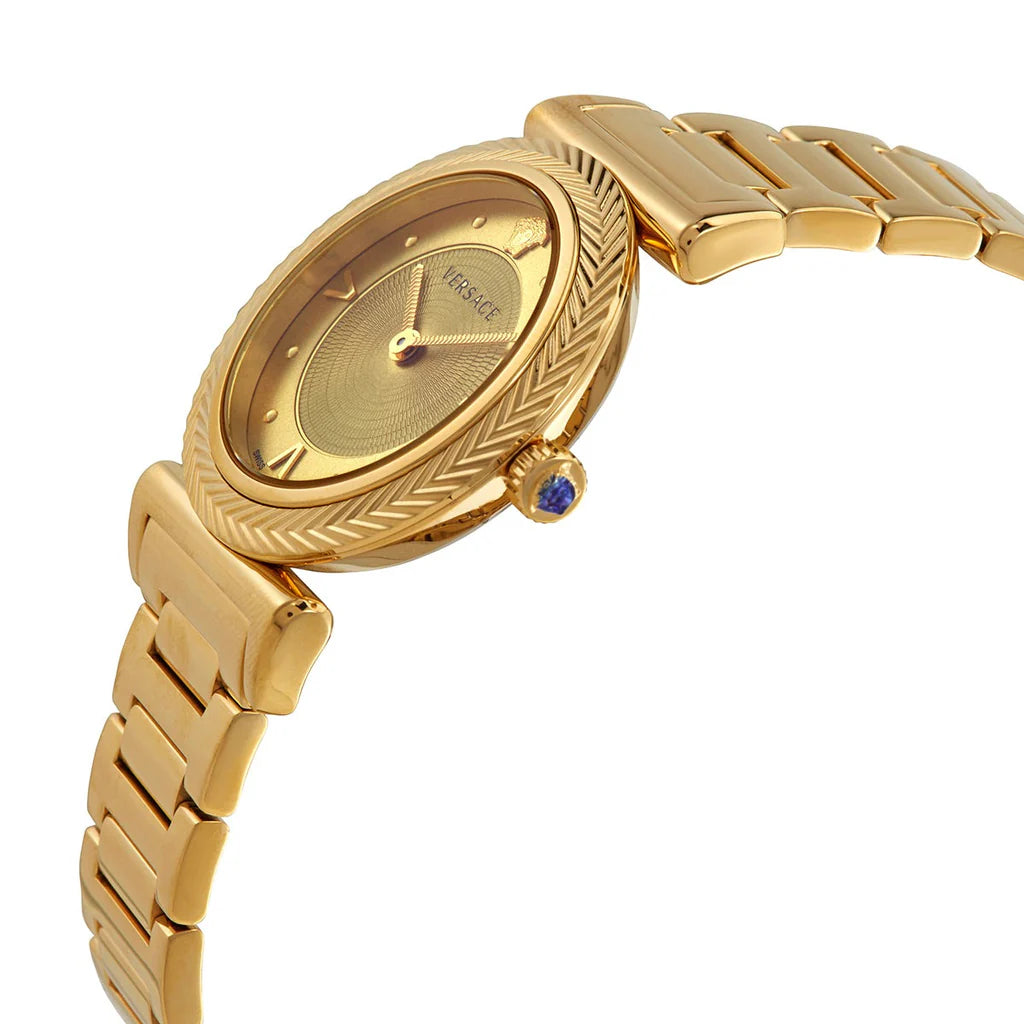 Versace Damenuhr V-Motiv Gold, 35 mm - VERE00618 2