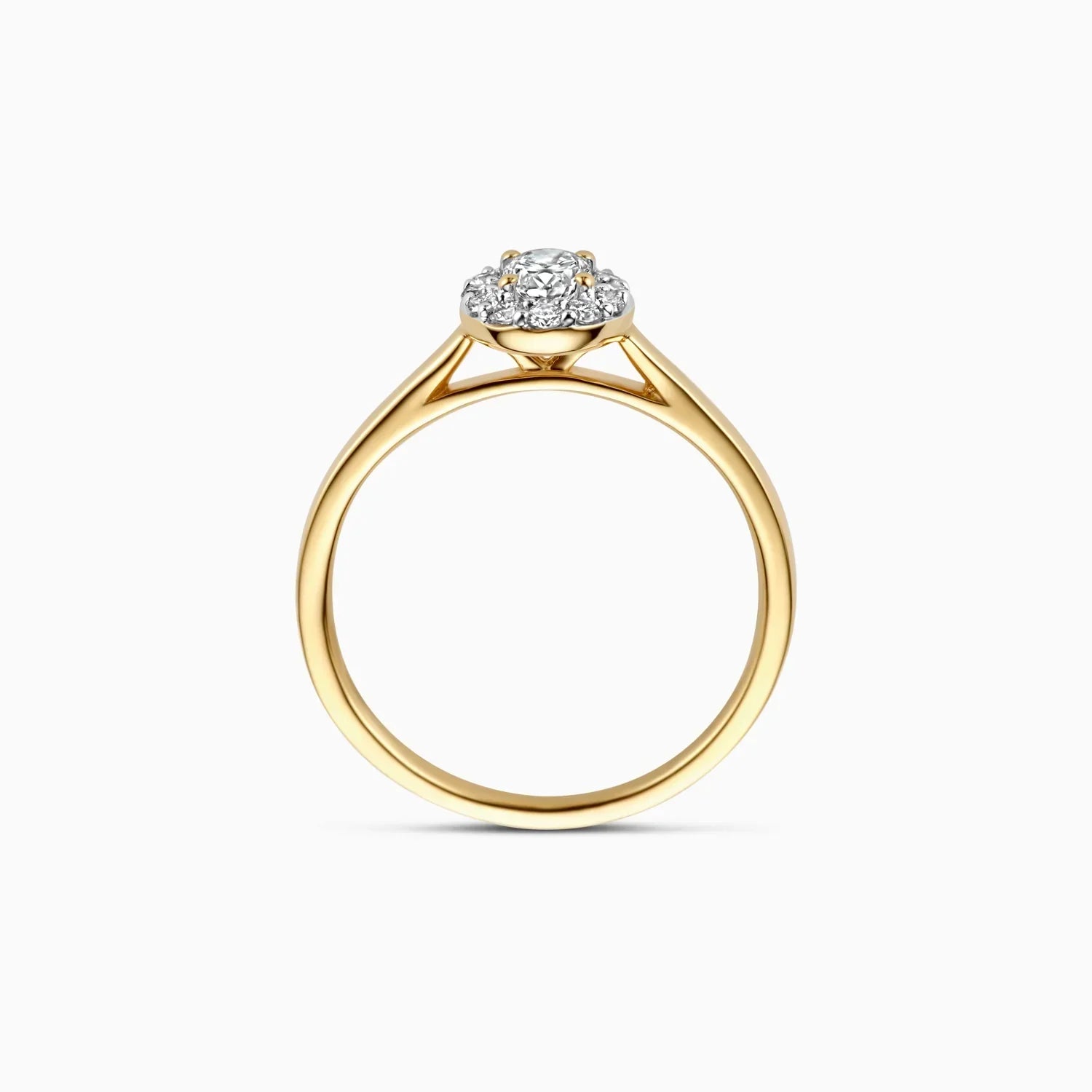 Blush Verlobungsringe in 585/14 Karat Gelbgold mit Labordiamanten - LG1016Y