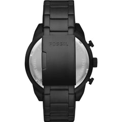 Fossil FS5876 Herren Chronograph Uhr Bronson Schwarz Edelstahl Quarz Analog 50 mm