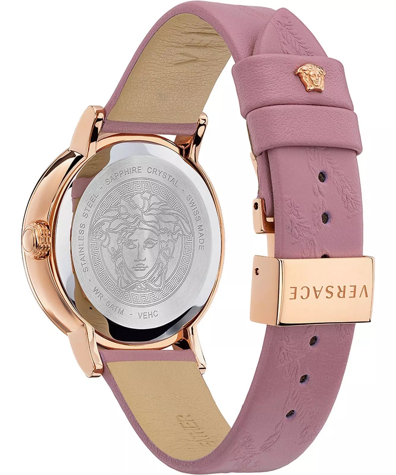 Versace Virtus Damenuhr in Rosa & Grau - VEHC00319