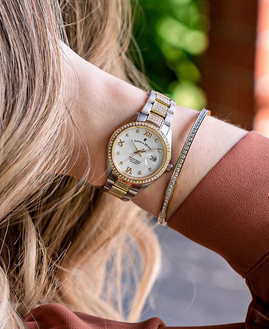 Jacques Du Manoir Inspiration Quarz Damenuhr Bicolor - JWL01903