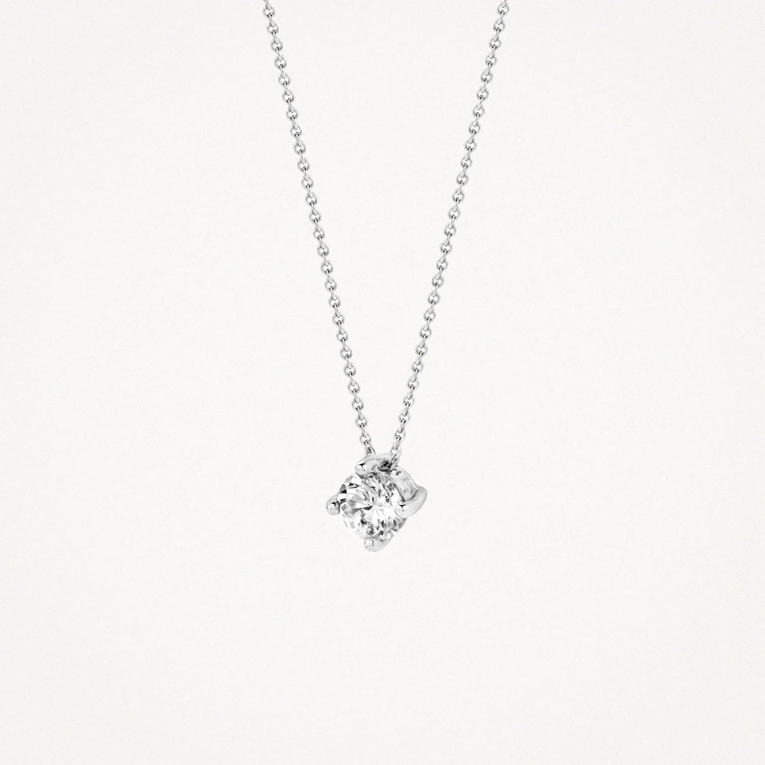 Blush Damen Halskette in 585/14 Karat Weissgold mit Zirkonia - 3057WZI