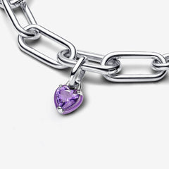 Pandora ME Mini Herz Charm-Anhänger: Violettes Chakra - 793042C04