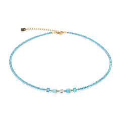 Coeur de Lion Joyful Colours Update Necklace gold-turquoise - 4464/10-0600