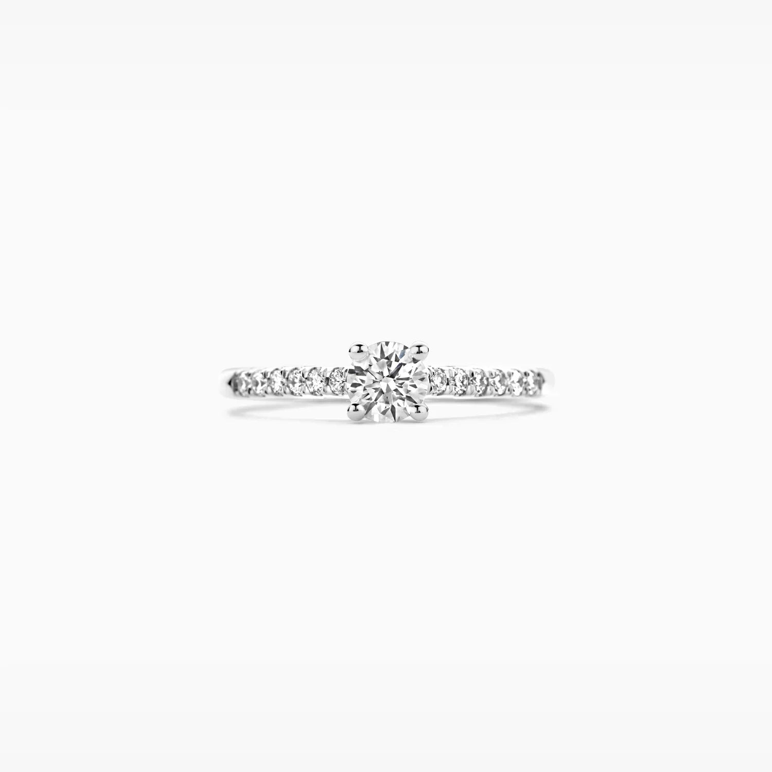 Blush Verlobungsringe in 585/14 Karat Weissgold mit Labordiamant - LG1006W