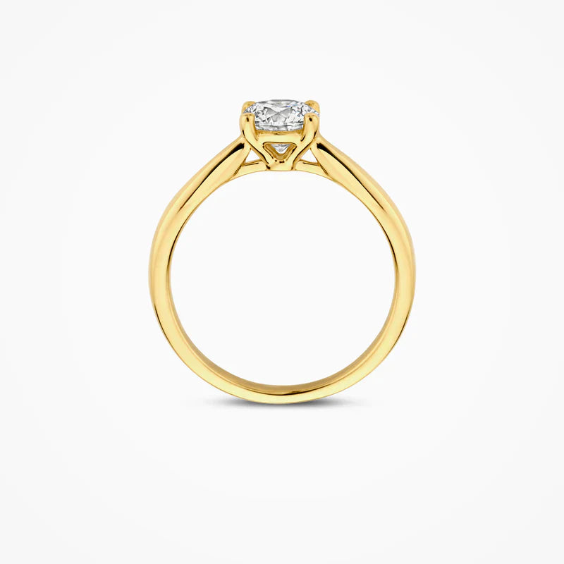 Blush Verlobungsringe in 585/14 Karat Gelbgold mit Labordiamant - LG1005Y