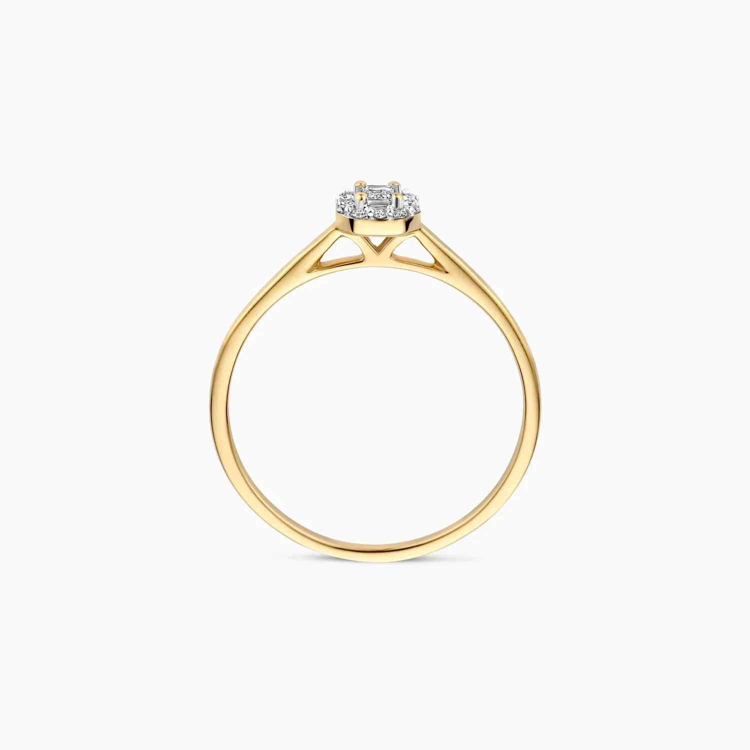 Blush Verlobungsringe Ring in 585/14 Karat Gelbgold mit Labordiamanten - LG1022Y