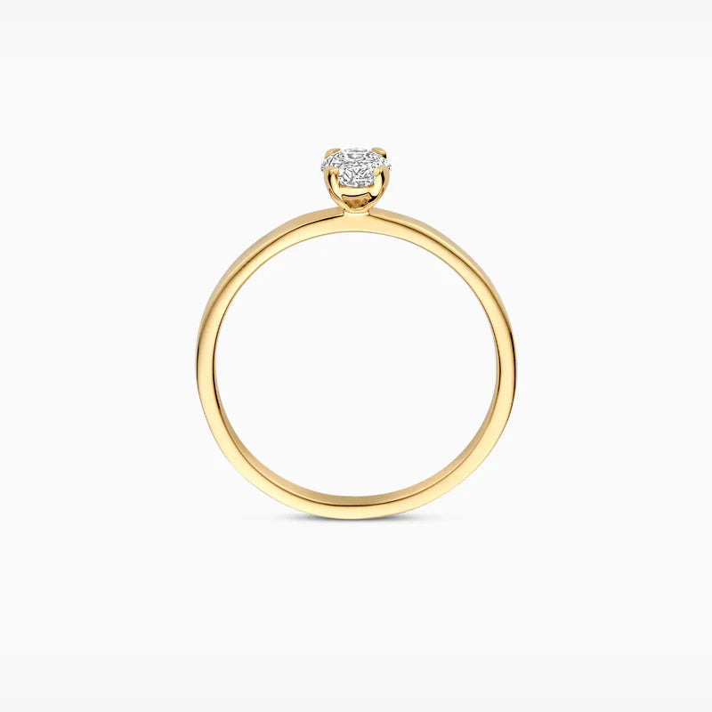 Blush Lab Diamonds Ring in 14K Gelbgold mit laborgegezüchtetem Diamant - LG1019Y
