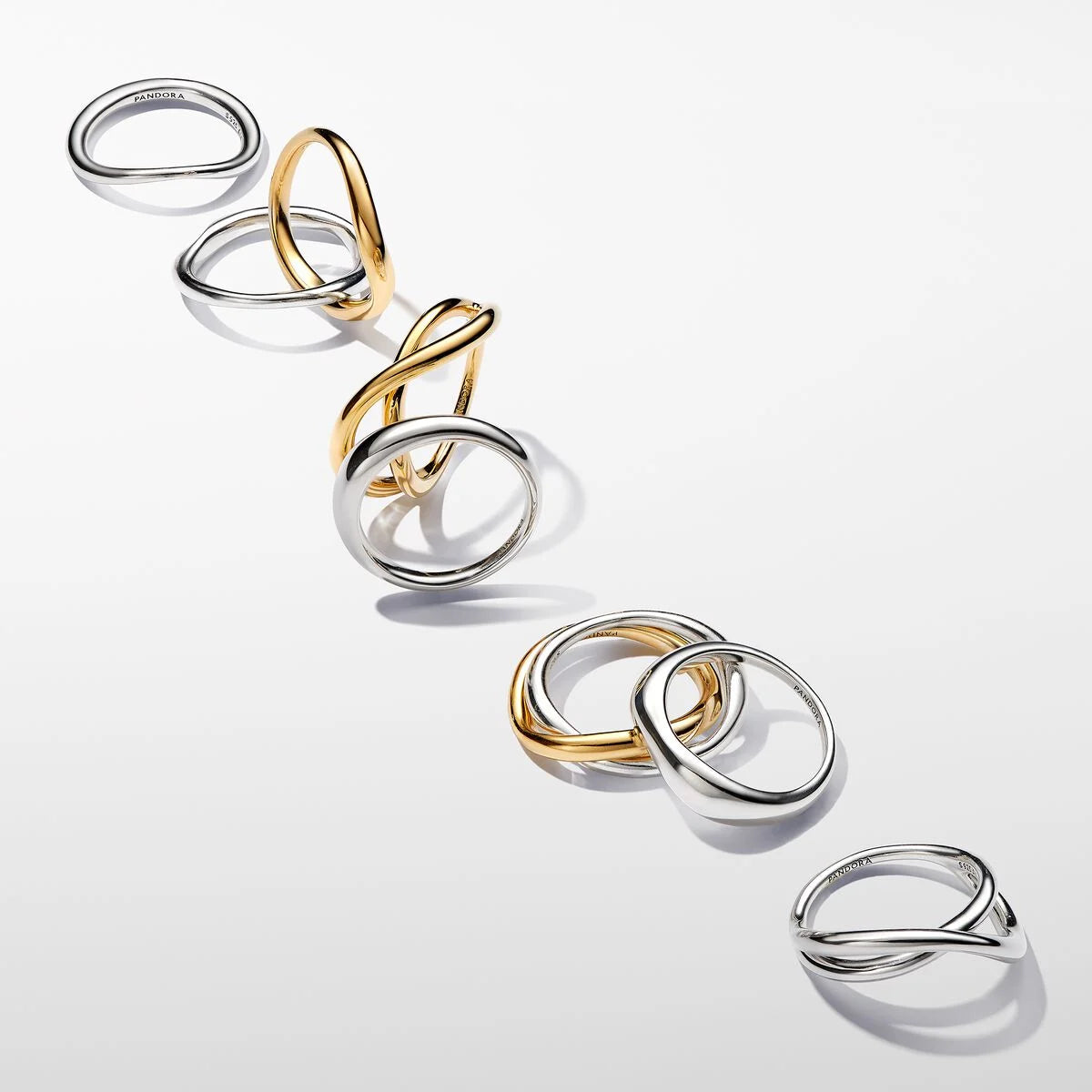 Pandora Stacking-Ringe: Organisch Geformte - 193264C00