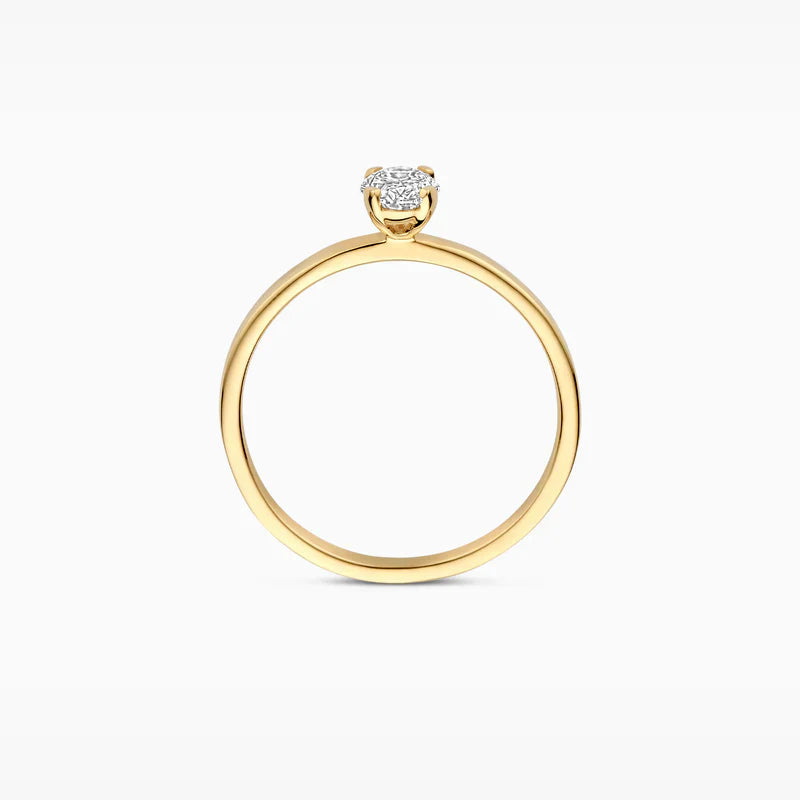 Blush Verlobungsringe in 585/14 Karat Gelbgold mit Labordiamant Diamant - LG1019Y