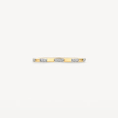 Bague Blush en or jaune 585/14 carats avec zircone - 1260YZI