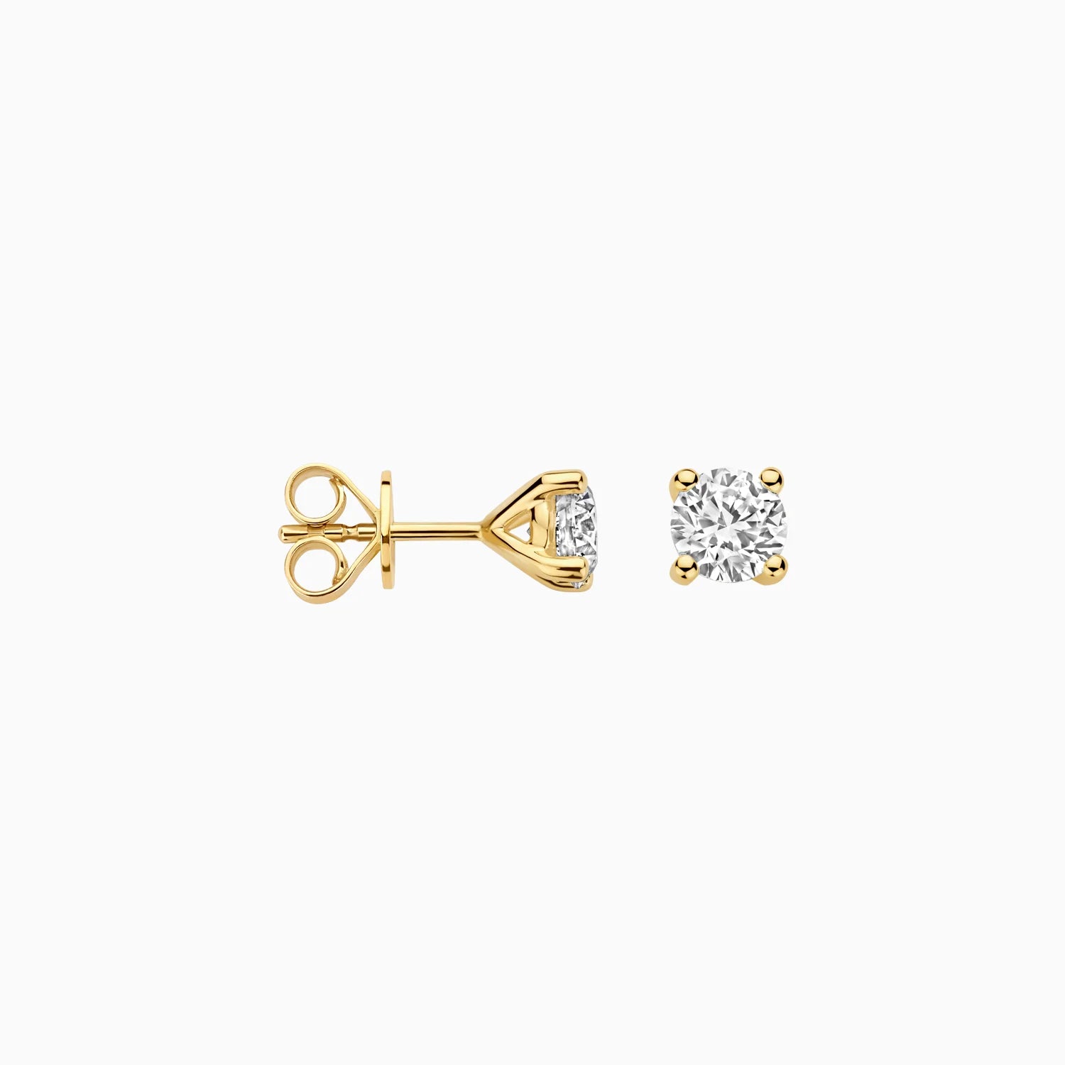 Blush Lab Diamonds Ohrstecker Gelbgold mit laborgegezüchtetem Diamanten - LG7003Y