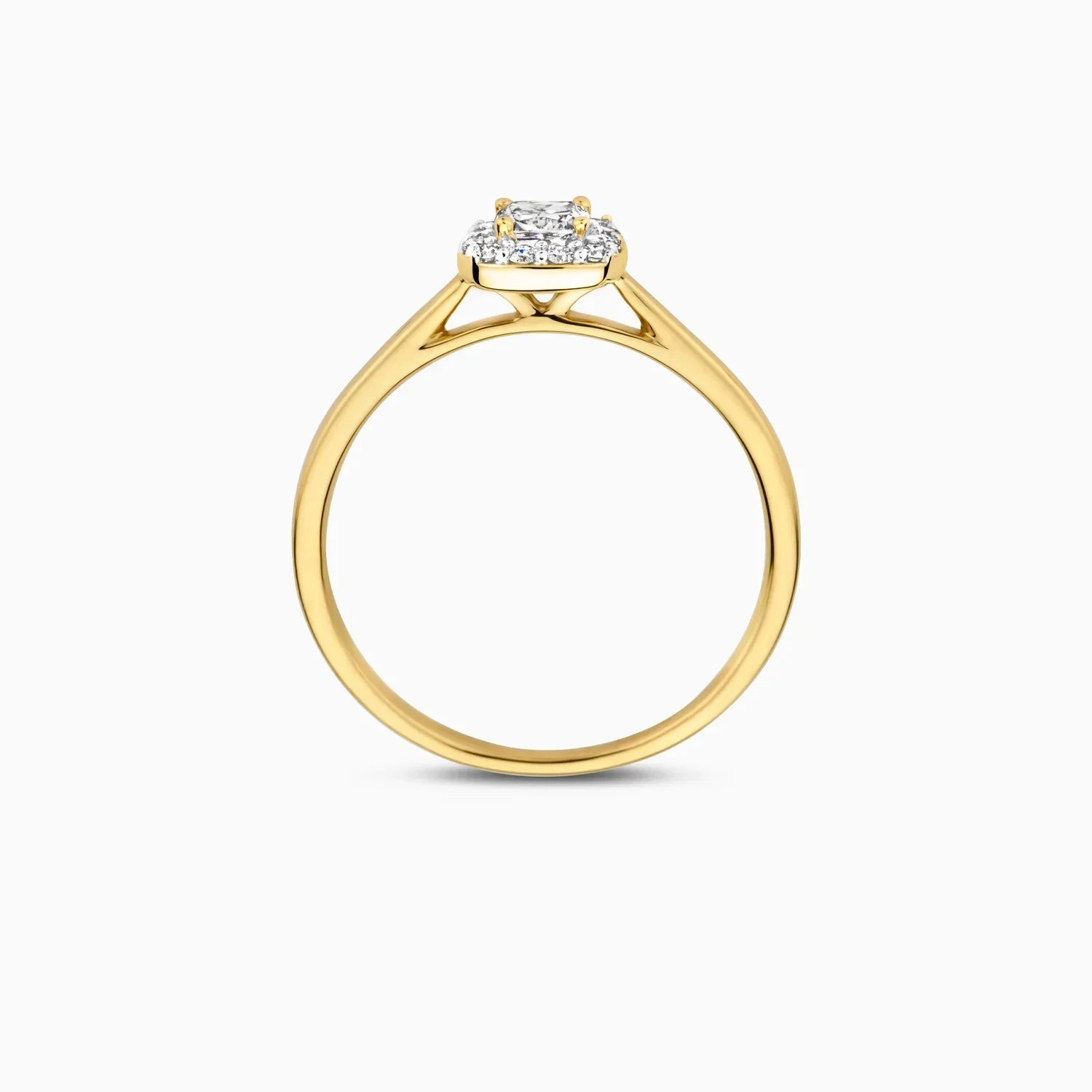 Blush Verlobungsringe in 585/14 Karat Gelbgold mit Labordiamanten - LG1009Y