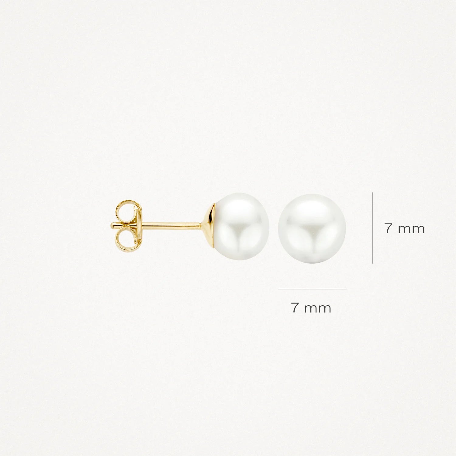 Blush Ohrhänger aus Gelbgold (585) mit Süsswasserperle - 7151YPW