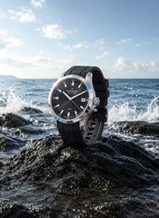 Claude Bernard Aquarider Damen Datum Schwarz 36 mm
