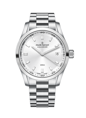 Claude Bernard Aquarider Damen Datum Silber 36 mm