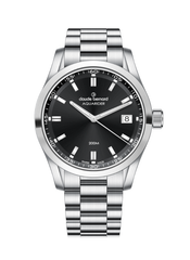 Claude Bernard Aquarider Damen Datum Schwarz 36 mm