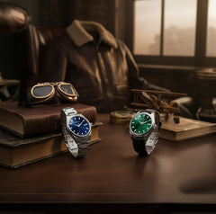 Claude Bernard Proud Heritage Datum Blau 42 mm - 53030 3M BUIN1