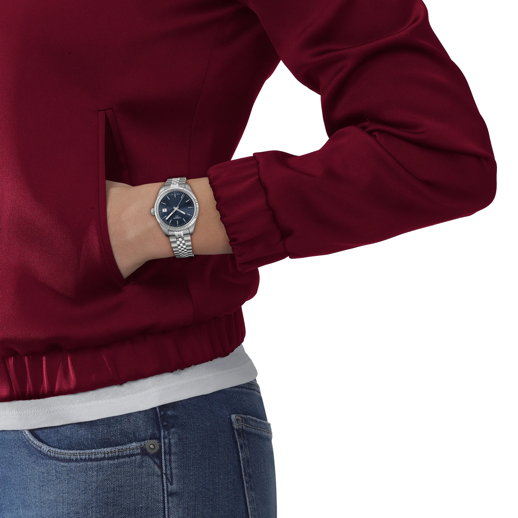 Tissot Ballade Schweizer Quarzwerk & Saphirglas 34 MM Damenuhr - T156.210.11.041.00