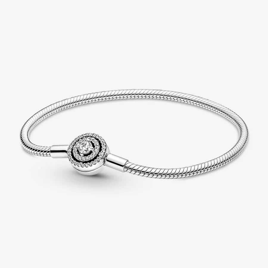 Pandora Strahlenkranz Armband - Schlangen-Gliedern, Sterling-Silber