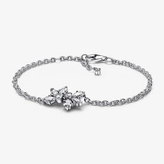 Pandora Funkelndes Herbarium Cluster Kettenarmband: Sterling-Silber