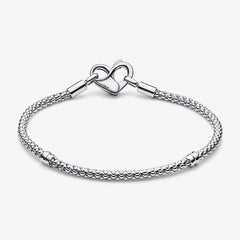 Pandora Moments Armband Herzverschluss mit Unendlichkeitssymbol -  592453C00-18