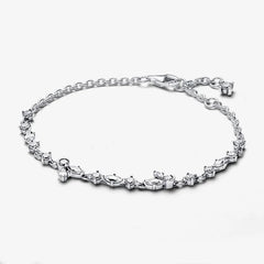 Pandora Funkelndes Herbarium Cluster Kettenarmband: Sterling-Silber