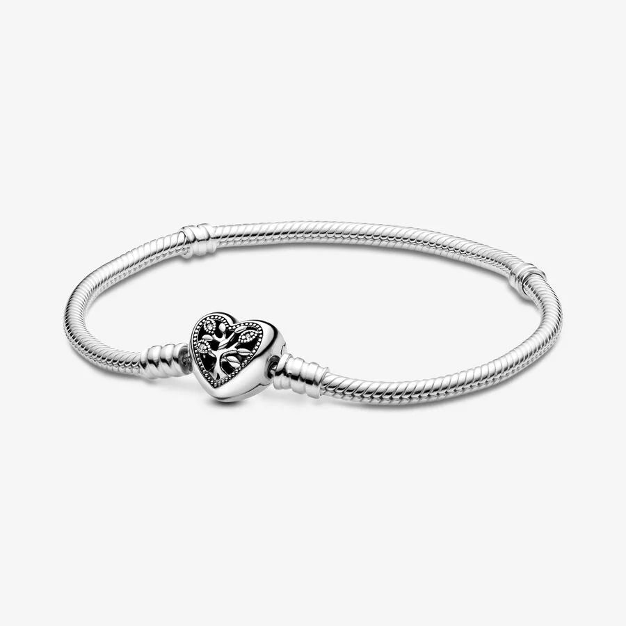 Pandora Stammbaum Schlangen-Gliederarmband: Ein Herz für Ihre Verbindung - 598827C01