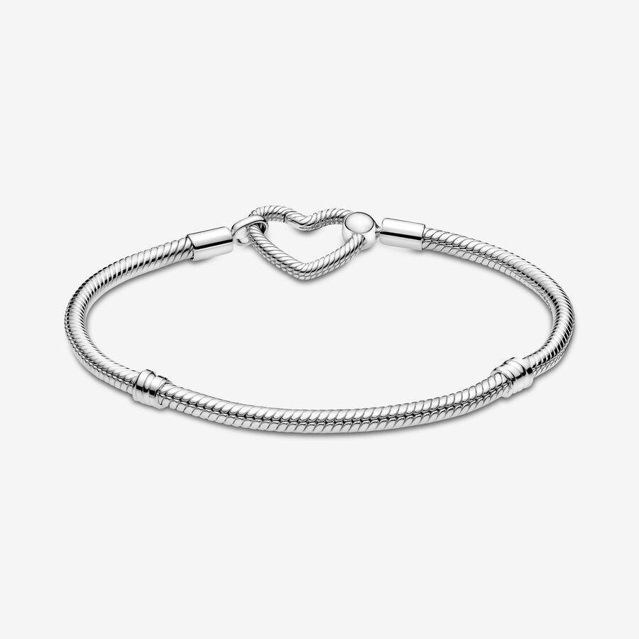 Pandora Herzverschluss Schlangen-Gliederarmband: Das Amulett der Liebe - 599539C00
