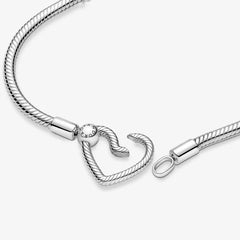 Pandora Herzverschluss Schlangen-Gliederarmband: Das Amulett der Liebe - 599539C00