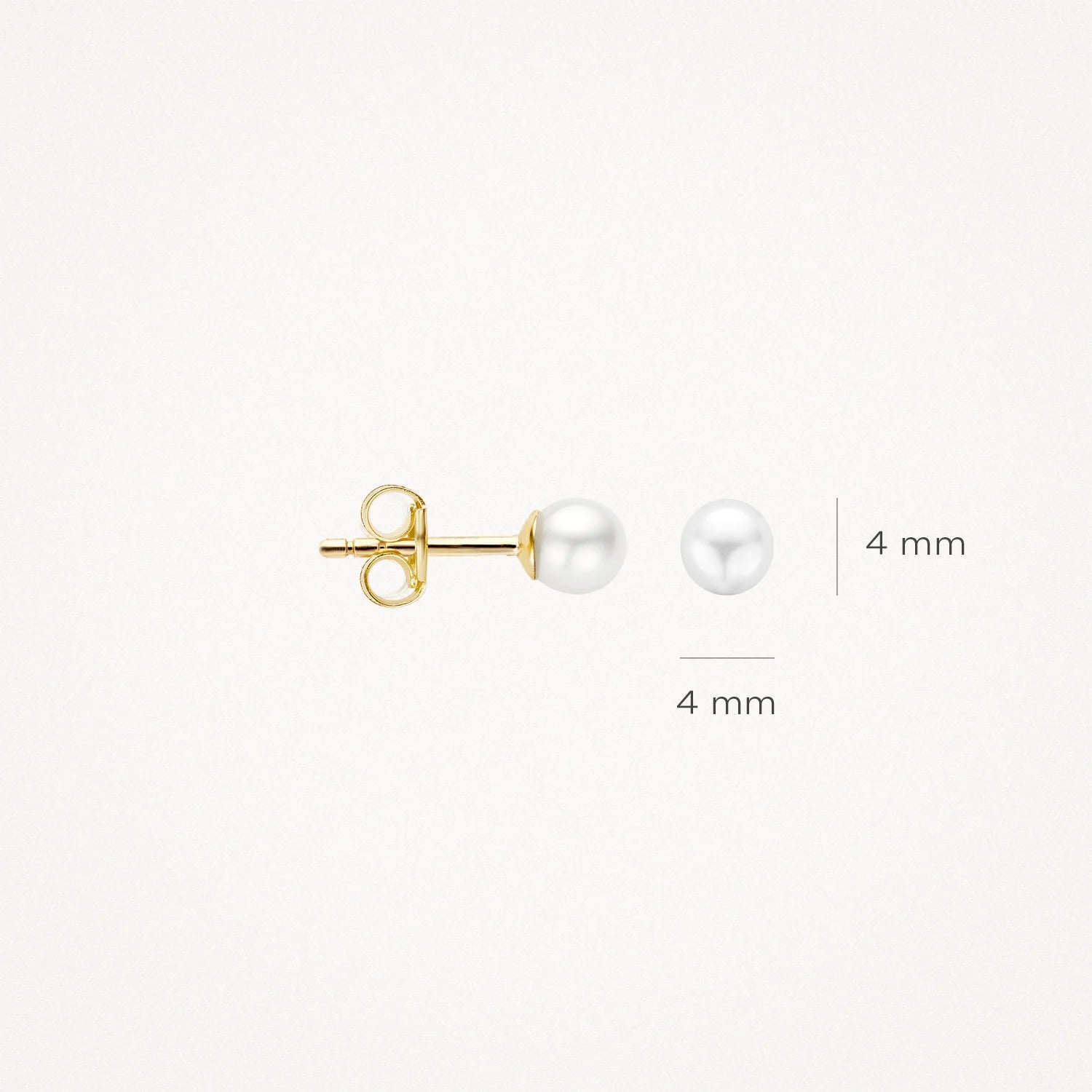 Blush Ohrhänger aus Gelbgold (585) mit Süsswasserperle - 7136YPW