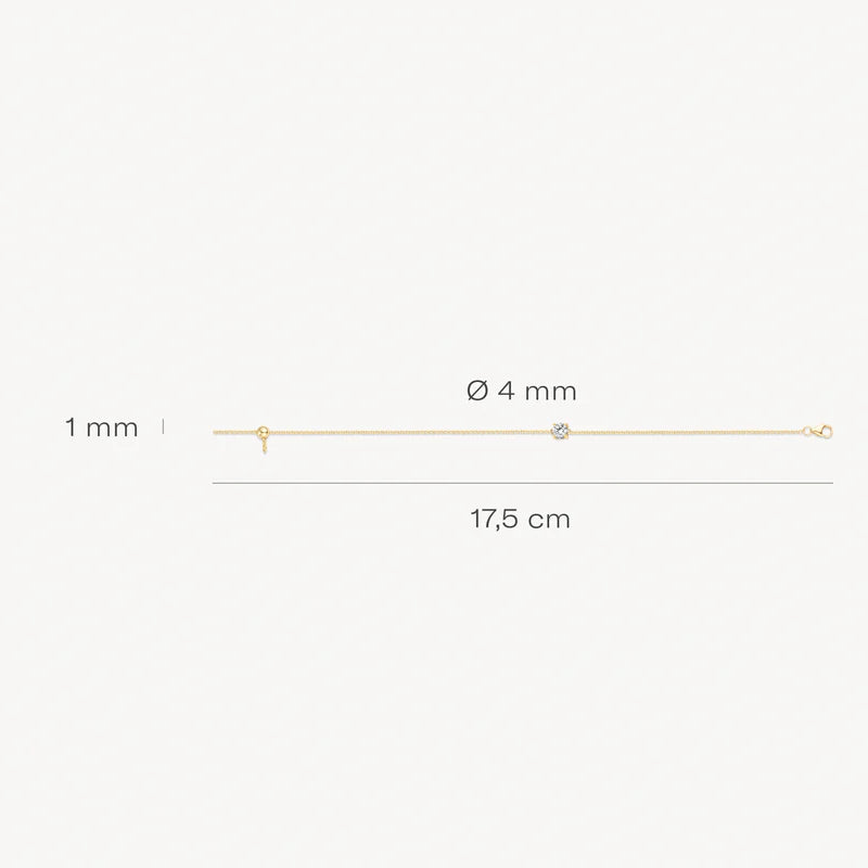 Blush Damen Armband in 585/14 Karat Gelbgold - 2166YZI