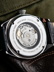 Claude Bernard Proud Heritage Herren Skeleton Grau 42 mm