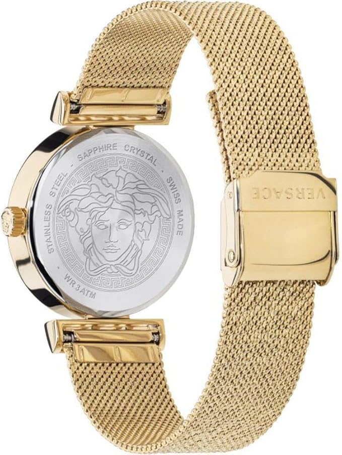Versace Gold Mesh 34 mm Damenuhr - VELW00820