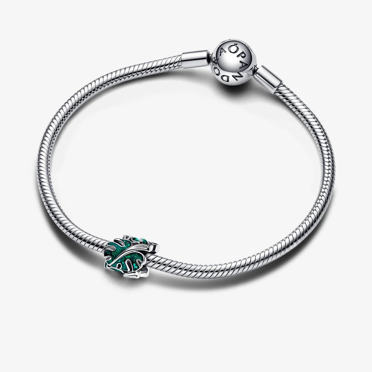 Pandora Charm: Grüne Monstera Blätter - 793332C01