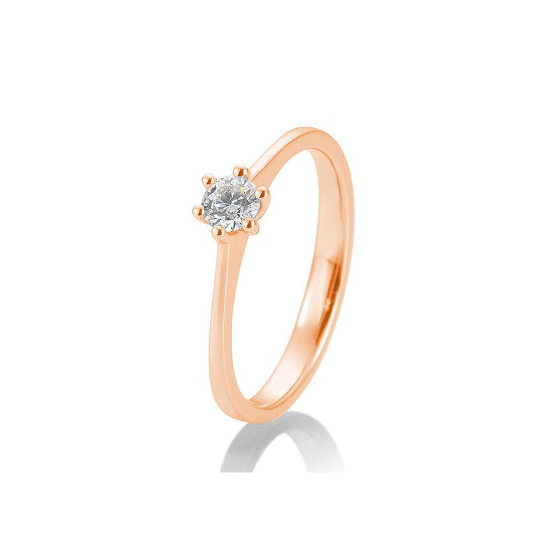 18 Karat Solitär-Ring 6er Krappe 0,05-0,30 ct. - 41857700