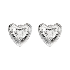 Guess Beloved Ohrstecker Silber Edelstahl - JUBE06097JWRHT-U