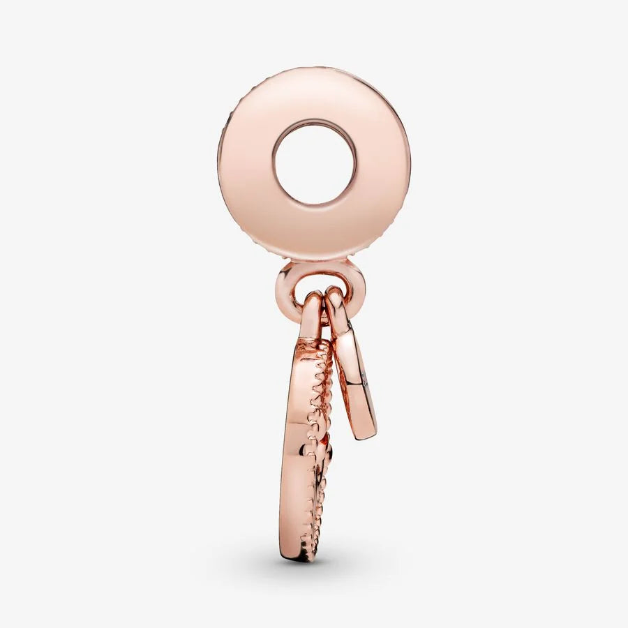 Pandora Charm-Anhänger: Stammbaum, Rosévergoldet, Cubic Zirkonia