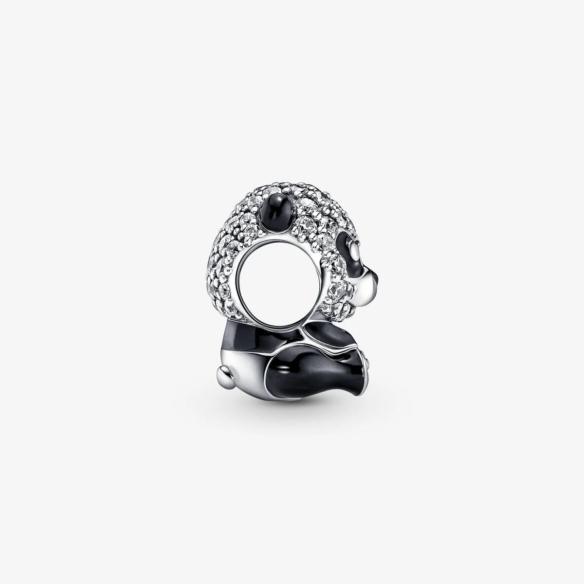 Pandora Charm: Glitzernder Panda, Niedliches Design - Cubic Zirkonia