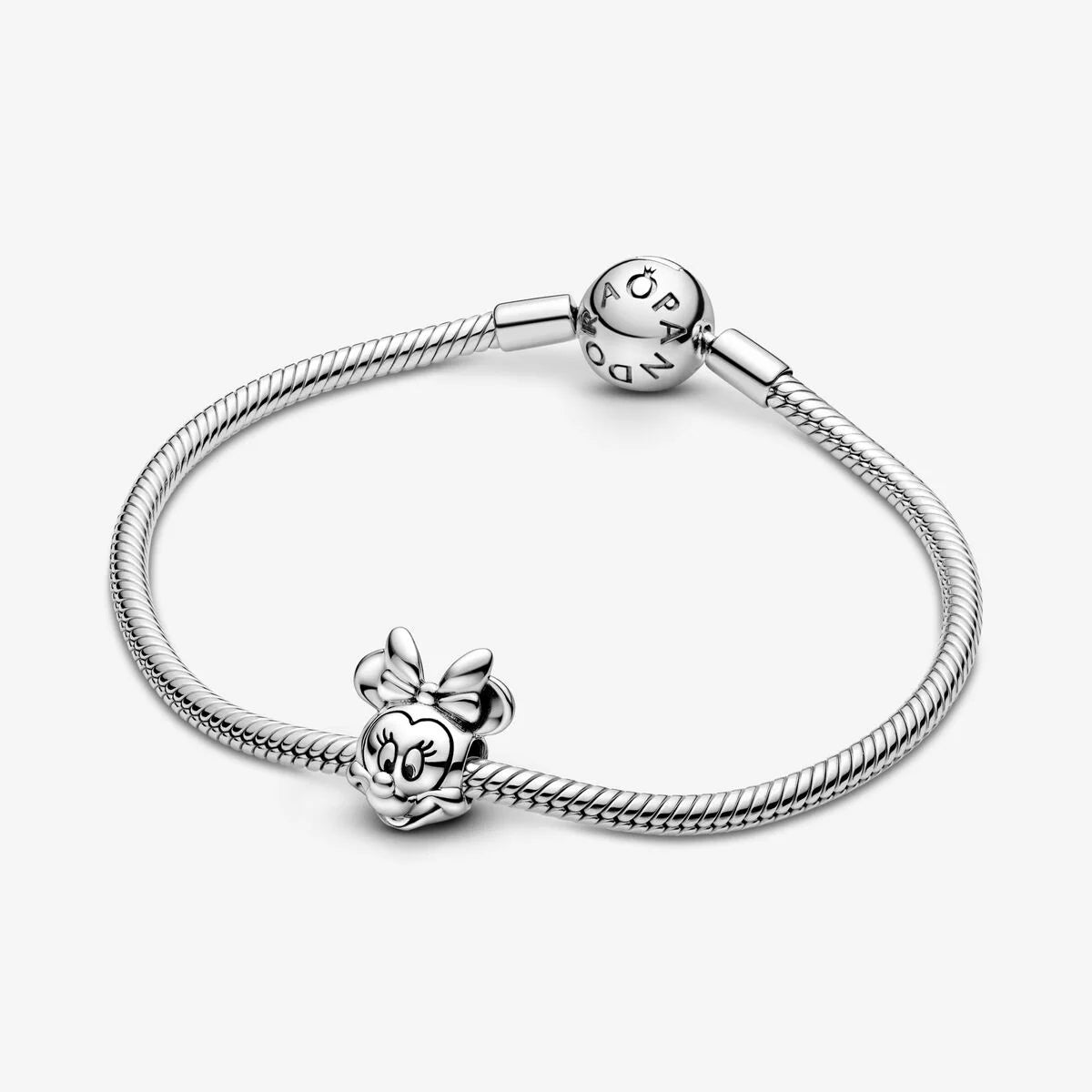 Pandora Disney Charm: Minnie Portrait aus Sterling-Silber