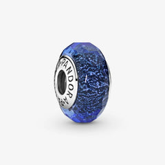 Pandora Charm: Strahlend Blaues Facetten-Charm