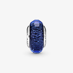 Pandora Charm: Strahlend Blaues Facetten-Charm