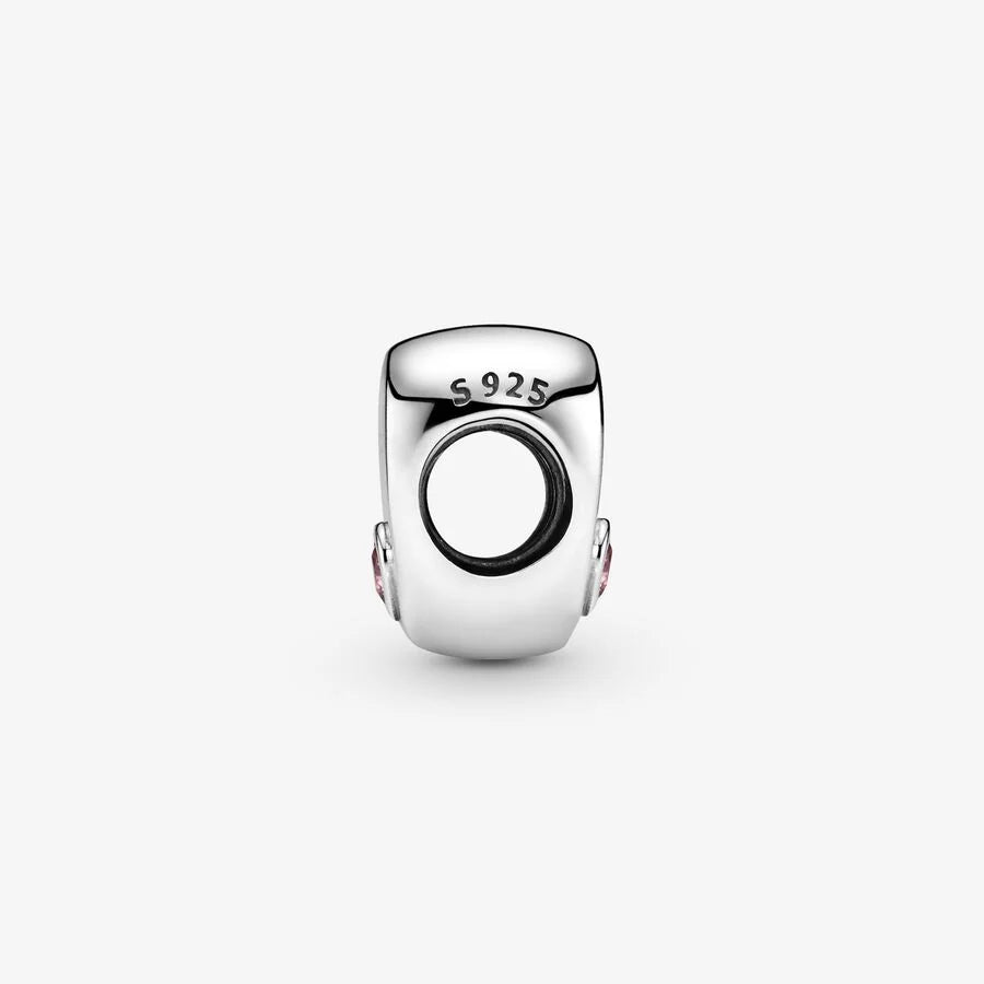 Pandora Herz Charm: Tochter - Rosa, Cubic Zirkonia, Sterling-Silber