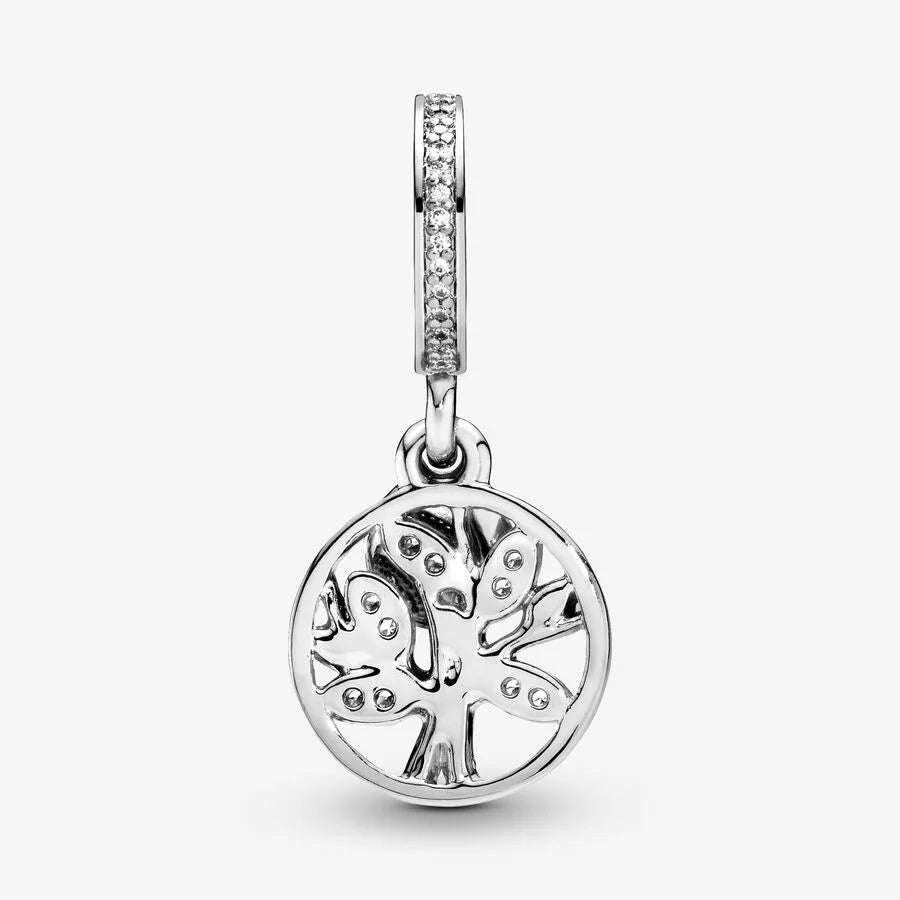 Pandora Charm-Anhänger: Familien Stammbaum - Sterling-Silber & Gold