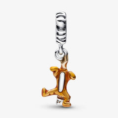 Pandora Disney Charm-Anhänger: Winnie Puuh Tigger - Orange Emaille