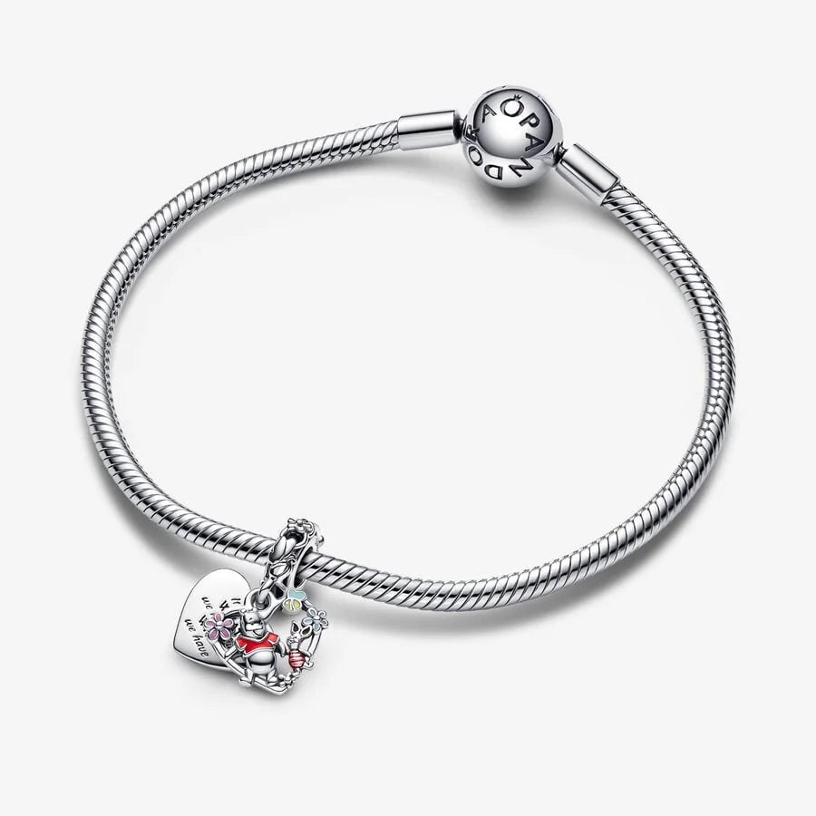 Pandora Disney Charm-Anhänger: Winnie Puuh & Ferkel - Doppelt, Emaille